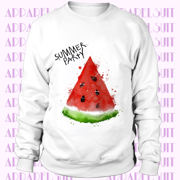 Watermelon Art Design Happy Summer Fresh Juice Vacation