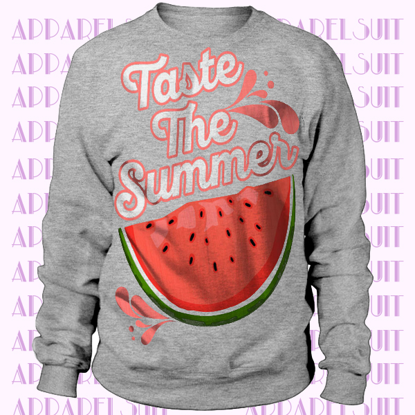 Wellcoda Taste Fresh Summer Mens Watermelon Graphic Design