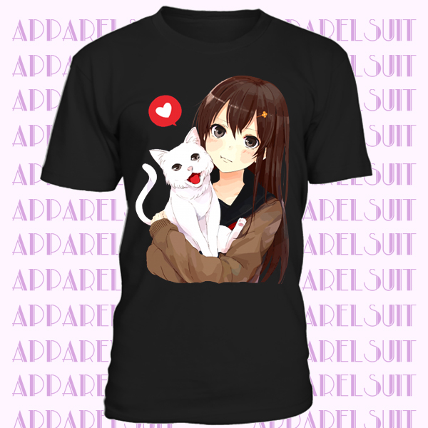 Adorable Anime Girl T Shirt Nekomimi