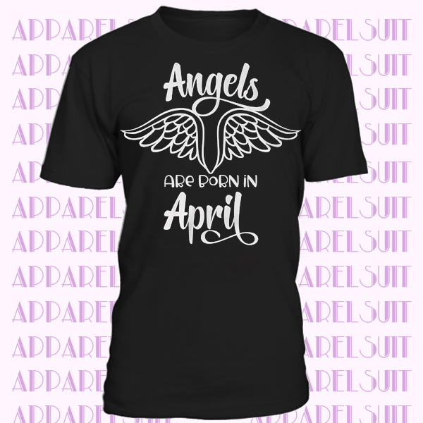 Angels are born in April angelwings feathers