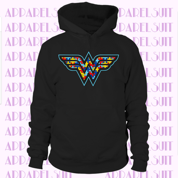 Autism Awareness Wonder Woman Logo