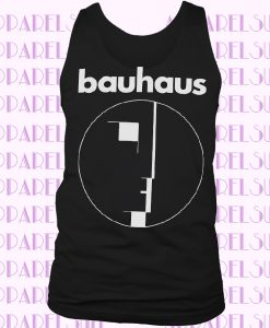 Bauhaus, Black with Logo, for Lovers of Music Dark, New Wave