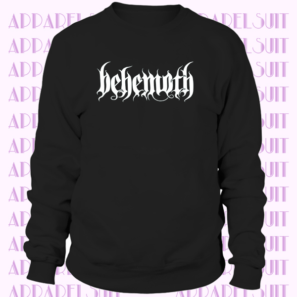 Behemoth Logo 2 Black Men Shirt Rock Band Music