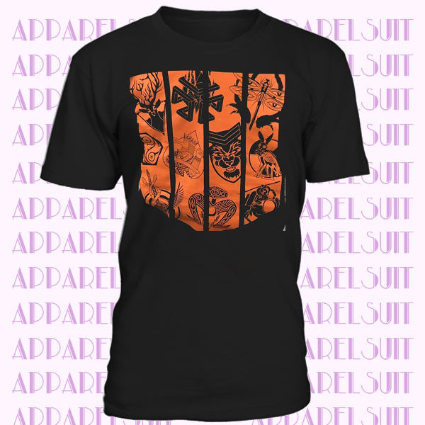 Call of Duty Activision- Black & Orange