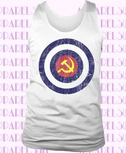 Captain Communism Kids Girls T-Shirt America Fun Communist Hammer & and Sickle