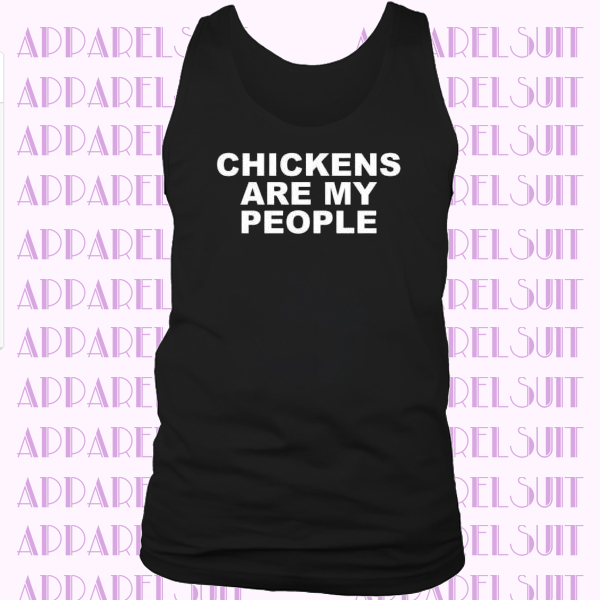 Chickens Are My People Funny Chicken Farmer Short Sleeve