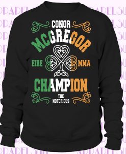 Conor Mcgregor Shirt Men Champion The Notorious MMA Fighting Boxing UFC