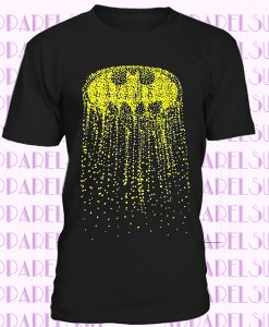 DC Comics Tee Bat Signal Black Yellow