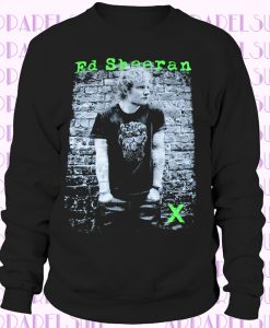 Ed Sheeran X Concert Sweatshirt Adult Small Black Green Band Tour Rock Music Mens