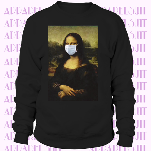 Flu virus masked Mona Lisa Funny