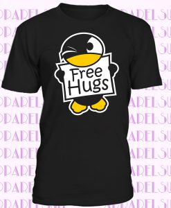 Free Hugs Pinguin Penguin Cute Fun Comedy Cartoon