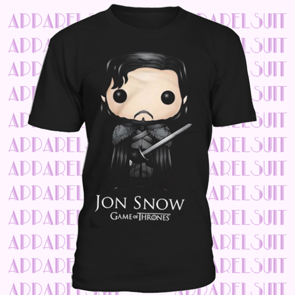 Game of Thrones Jon Snow Bling Art Cartoon John Licensed