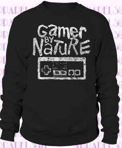 Gamer By Nature Fun Nerd Geek Gaming Games Computer Scientist Science