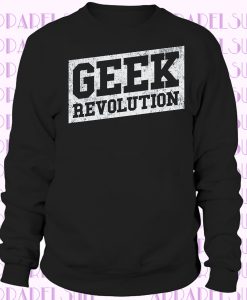 Geek Revolution Langarm Game Gamer Gaming Computer Science Admin Fun