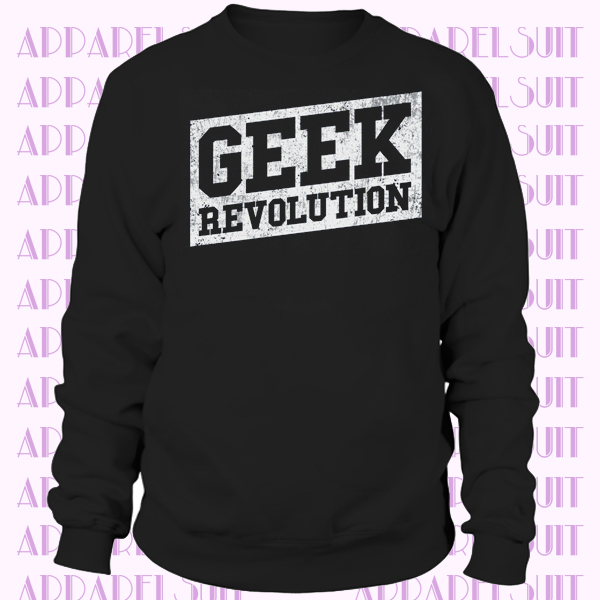 Geek Revolution Langarm Game Gamer Gaming Computer Science Admin Fun