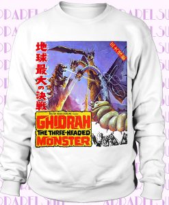 Ghidrah the Three-Headed Monster t-shirt Ghidorah Japanese sci fi Godzilla