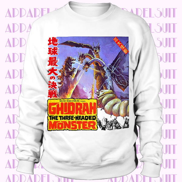 Ghidrah the Three-Headed Monster t-shirt Ghidorah Japanese sci fi Godzilla