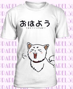 Gintama Silver Soul T shirt Anime Sadaharu Acting Cute