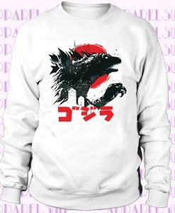 Godzilla Gojira Japan Monster Rising Sun Cool