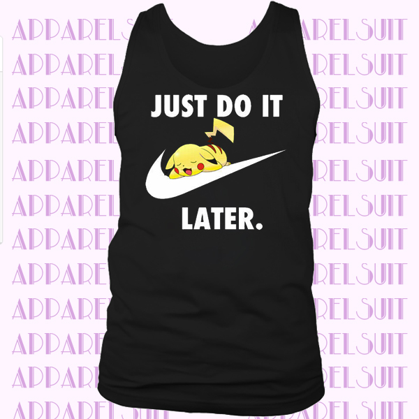 Just Do It Later Tick Printed Casual Wear Crew Neck