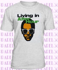 Living in after Hour, T-Shirt White Dj Discotheque Music House Techno