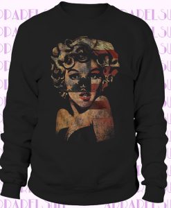 Marilyn Monroe Hollywood Icon Patriotic Gaze