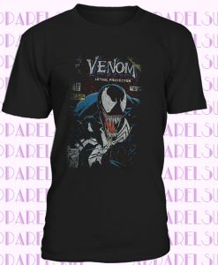 Marvel Men's Venom Comic Cover Distressed