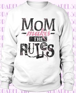 Mother's Day Mom Rules Cute Funny Humor Gift Ideas Ladies