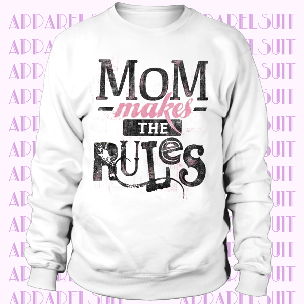 Mother's Day Mom Rules Cute Funny Humor Gift Ideas Ladies