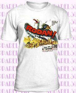 Rodan Flying Monster T-shirt vintage sci fi movie Godzilla