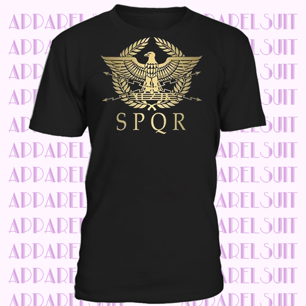 SPQR- Roman Empire Metallic Gold Eagle- historical