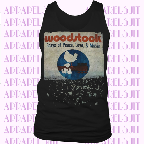 Woodstock Shirt 1969 3 Days of Peace Love & Music Art Fair Grateful Dead