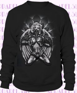 pour Hommes Marilyn Monroe Icon Tatouage Motard Rock Goth Alternatif