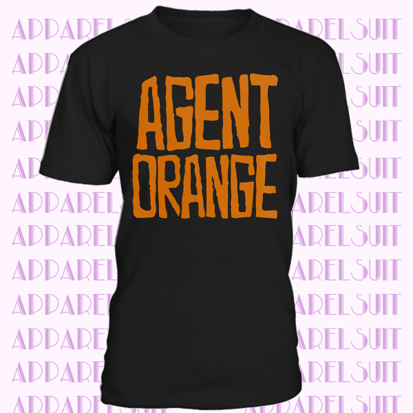 Agent Orange Shirt American Punk Rock Band Black Agent Orange