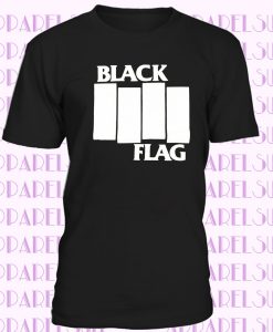 BLACK FLAG T-Shirt Bars Logo Punk Band