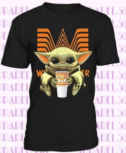 Baby Yoda Drink Whataburger Shirt Graphic Tee Best Gift HOT