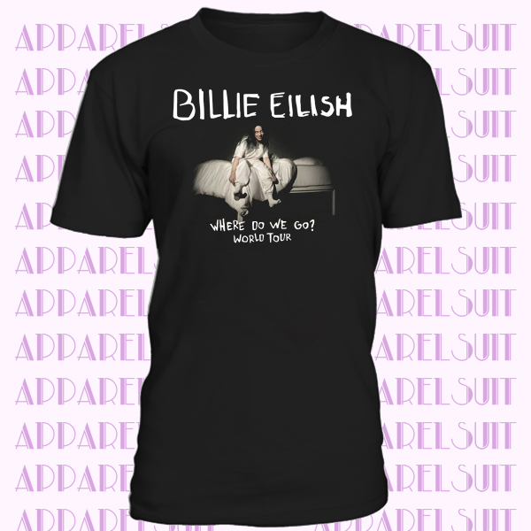 Billie Eilish World Tour T-Shirt Where Do We Go