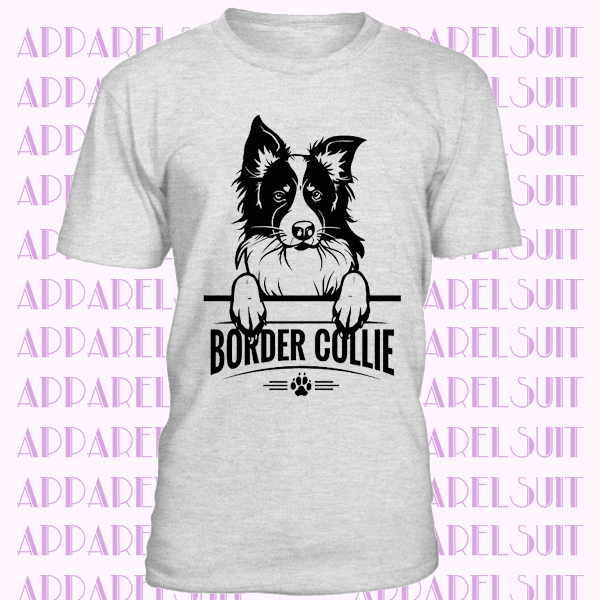 Border Collie T-Shirt Mens dog lover gift