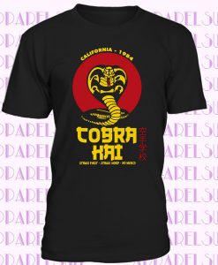 Cobra Kai T-Shirt Herren Karate Kid Top Herr Miyagi Do Mma Training Fitness UFC