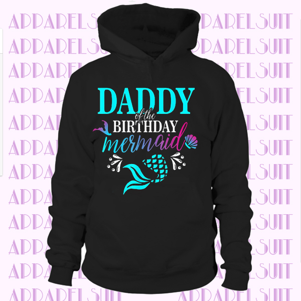 Daddy Of The Birthday Mermaid Matching Family