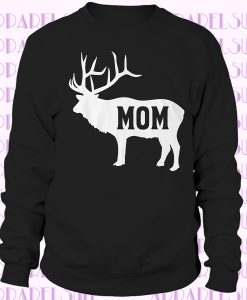 Elk mom cow silhouette family parent hunter