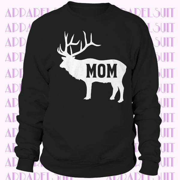 Elk mom cow silhouette family parent hunter