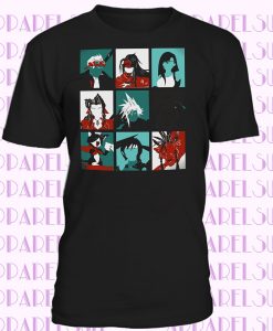 Final Fantasy 7 T-Shirt Pop Art Style Design