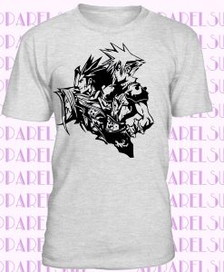 Final Fantasy 7 T shirt Sephiroth Zack Fair Cloud Strife