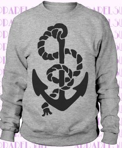 Jersey Anchor Black Old Style Navy Rope Gift Idea