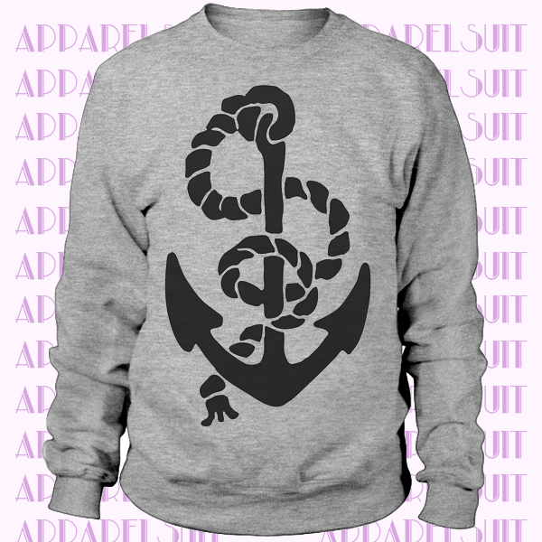 Jersey Anchor Black Old Style Navy Rope Gift Idea