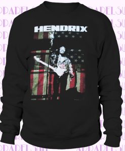 Jimi Hendrix Concert Adult Medium Black White Rocker Band Tour Music