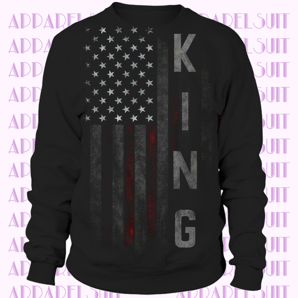 KING Comfortable King Family American Flag