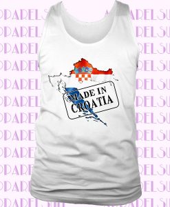 Made in Croatia - Flag and map