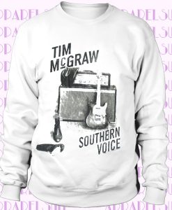 Tim McGraw Southern Voice Concert Adult Medium White Country Music